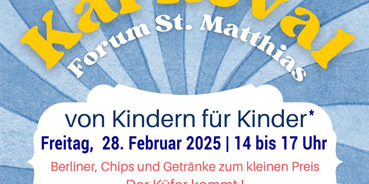 Kinderkarneval 2025 Plakat A2