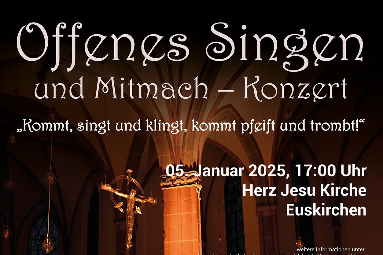 Plakat Offenes Singen