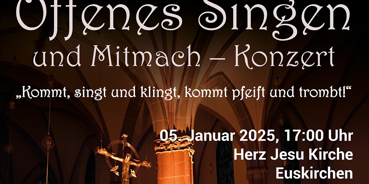 Plakat Offenes Singen